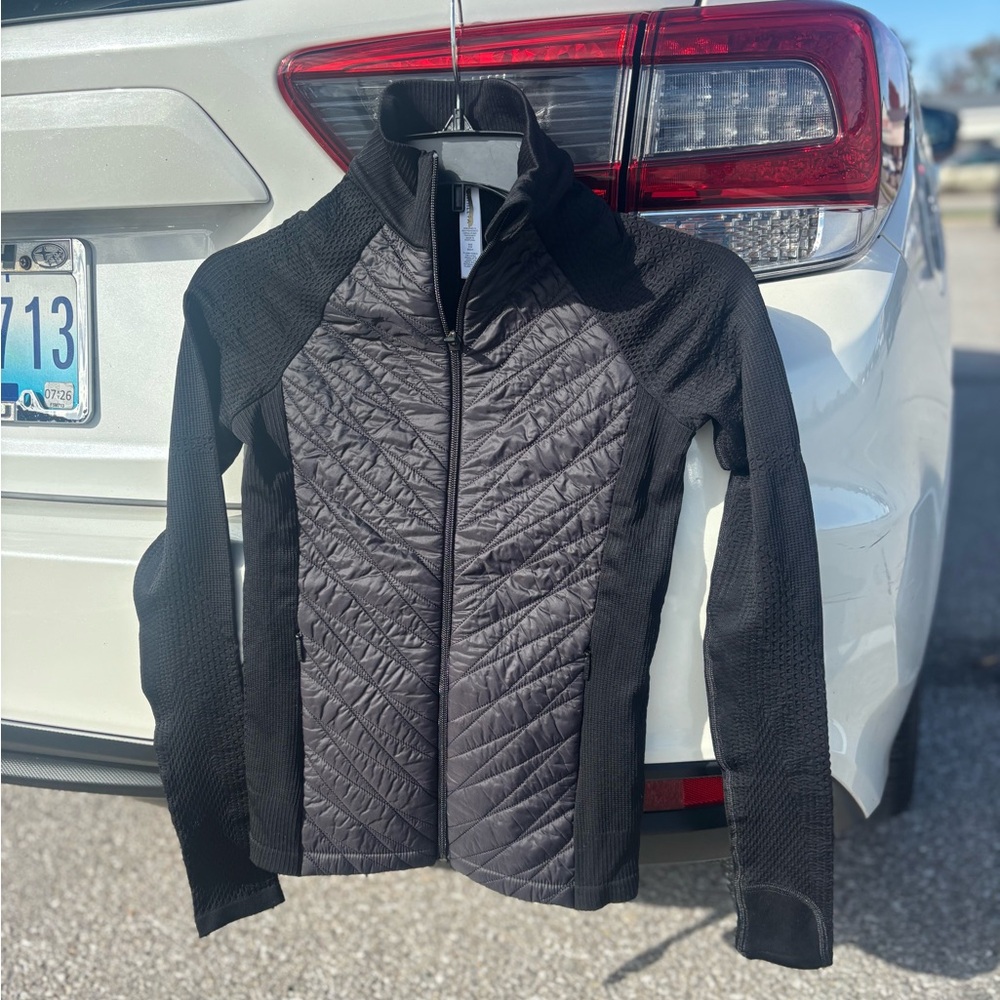 Athleta Women's Black Quilted Jacket  XXS